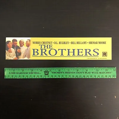 THE BROTHERS (2001) Movie Theater Mylar Poster DS 2.5x11.5 Morris Chestnut • $8.99