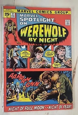 Marvel Spotlight #2 1972 High Grade 1st Appearance & Origin Of Werewolf By Night • $375