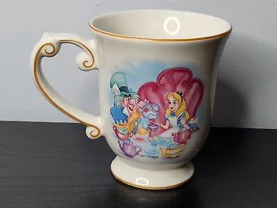 Disney Parks Alice In Wonderland & Mad Hatter Porcelain Coffee Cup Mug • $17.95