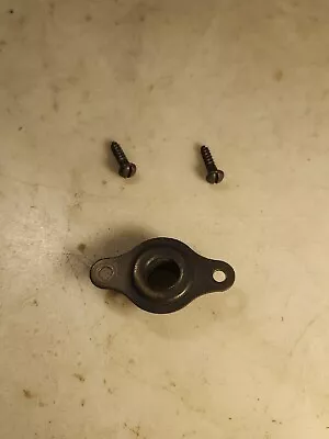 Antique Victor Victrola Dark Oxidized Crank Escutcheon W 2 Original Screws  • $45