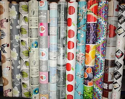£13.77 • Buy Wipe Clean Tablecloth Oilcloth Vinyl PVC New Designs 140 X 200cm