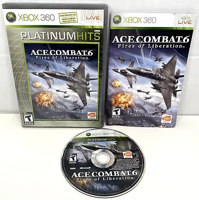 Ace Combat 6: Fires Of Liberation (Microsoft Xbox 360 2007) CIB Tested • $17.94