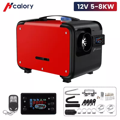 HCalory® Diesel Air Heater All-in-one 12V 8KW LCD Remote Control For Car RV Van • $99.99