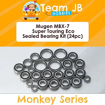 Mugen MBX-7 Super Touring Eco - 24 Pcs Rubber Sealed Bearings Kit • $23.99