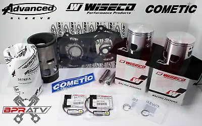 Yamaha Banshee 68mm 421cc STROKER OEM Cylinder Sleeve Kit WISECO Piston Cometic • $599.98