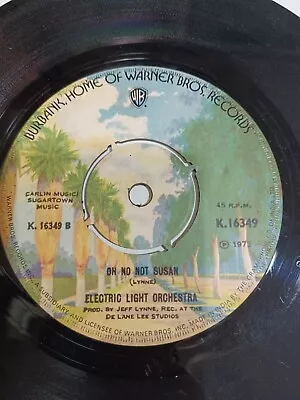 Electric Light Orchestra Oh No Not Susan Ma Belle RARE SINGLE Record  INDIA VG+ • $424.15