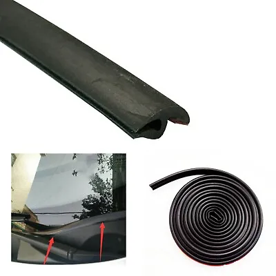 $17.47 • Buy 16ft Rubber Windshield Seal Trim Auto Weather Strip-Prevent Water Leakage Repair