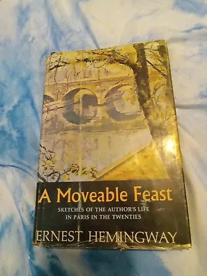 A Moveable Feast By Ernest Hemingway (HCDJ 1964 Book Club Edition) • $14.99