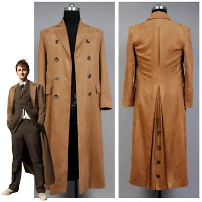 £59.99 • Buy Who Is Doctor Dr. Brown Long Trench Coat Cosplay Costume Tailor-made