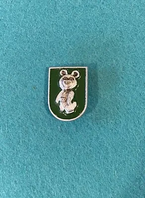 Moscow 1980 Olympic Official Mascot Misha The Bear Brooch Pin Vintage • $8