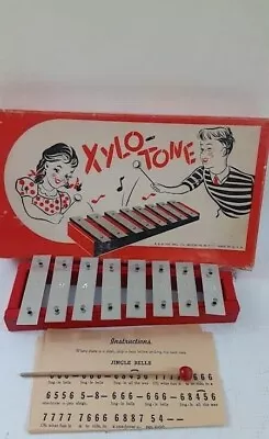 Vintage B&B Toy Mfg USA Xylo-Tone Children's Toy Complete !! • $46.50