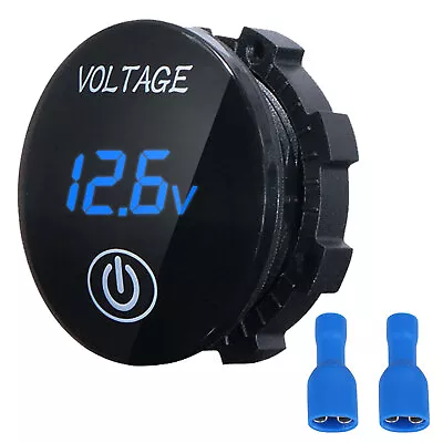 12V-24V Car Marine Motorcycle LED Digital Voltmeter Voltage Meter Battery Gauge • $8.98