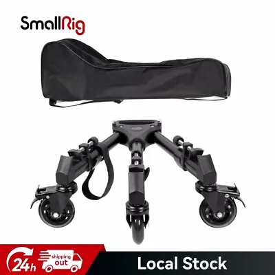 SmallRig Tripod Dolly Heavy Duty With 3 Rubber Wheels 15kg Load Capacity 3986 • £69.90