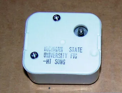 18 Note Wind Up Music Box Movement- Michigan State--closeout Prices!  Brand New! • $3.75