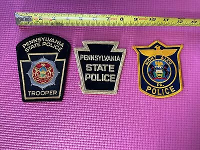 Lot Pennsylvania State Police Trooper Patches Mont Alto PA Patch • $12