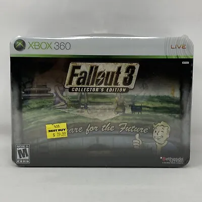 $349.99 • Buy Fallout 3 Collector’s Edition Xbox 360 Rare Variant Cover Art Sealed (D1)