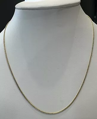 9ct Yellow Gold Snake Style Necklace • £121