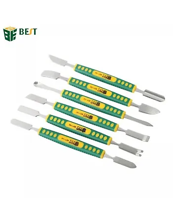 6PCSet Mobile Phone Tablet Modify Repair Opening Metal Spudger Pry Bar Tool Kit • $16.90