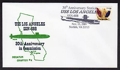 2006 USS Los Angeles (SSN-688) 30 Years In Commission MU929 • $1.65