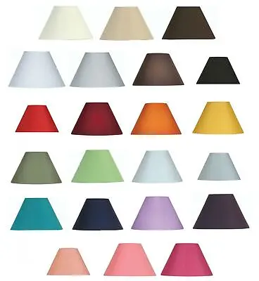 £4.98 • Buy Clip On 5in (12cm) Wall Light Lamp Shade Fabric Chandelier Lampshade 25 Colours