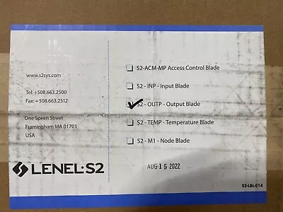 Lenel/S2 Security Node Blade Combo Board  S2-LBL-007 • $199.99