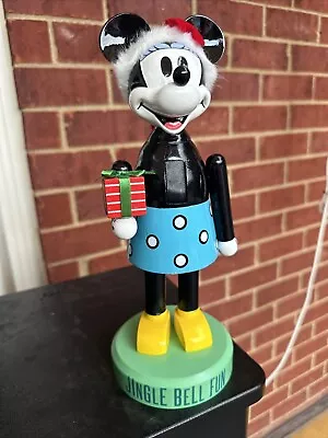 Minnie Mouse 2023 Disney 100th Christmas 11” Nutcracker Statue NWT • $39.99