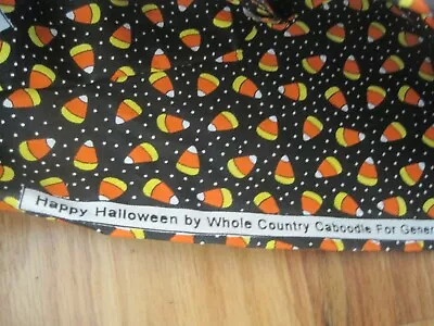 Candy Corn Fabric Happy Halloween Whole Country Caboodle New 40  X 72  • $12.97