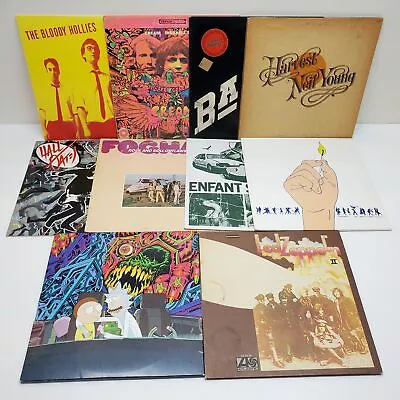 Lot 10 Vinyl Records • $57.78