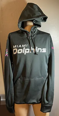 Men’s Nike Miami Dolphins Therma-Fit Breast Cancer Awareness Hoodie Size A Small • $39.99