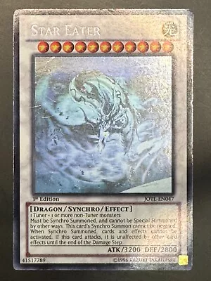 Yugioh Star Eater Ghost Rare 1st Edition Good Condition Jotl-en047 • £39.99