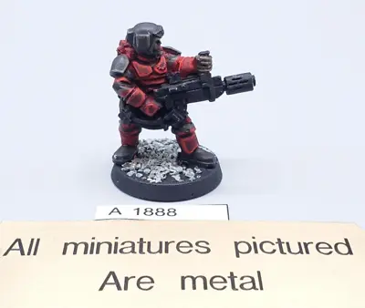 Warhammer 40K Astra Militarum Cadian Shock Troops W/ Melta Metal OOP A1888 • $27.99