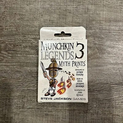 Munchkin Legends 3: Myth Prints - 1st Edition 2nd Printing - Expansion Pack • $120