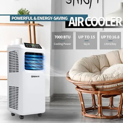 $309 • Buy Shinco 2050W Portable Air Conditioner Mobile Cooler Caravan Dehumidifier 7000BTU