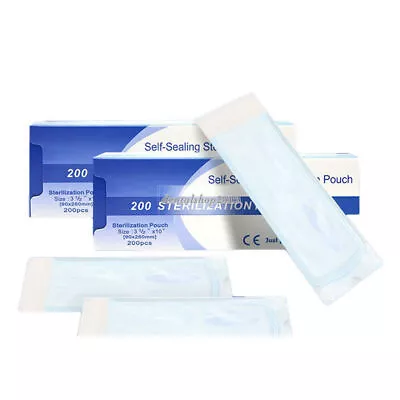 ALL Size Dental Sterilization Pouch Self Seal Pouch Autoclave Sterilizer Bag • $14.93