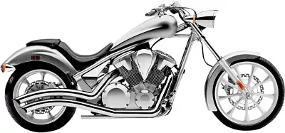 Cobra Speedster Swept High Performance Chrome Exhaust 1233 Lifetime Warranty • $1014.95