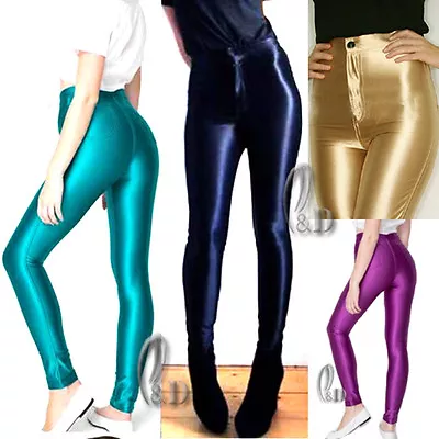 £15.80 • Buy Au Stock American Style Apparel Metallic Rockabilly Skinny Disco Pants P019