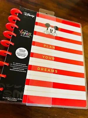 NEW Happy Planner Disney Mickey Mouse Classic Plan Your Dreams Undated Vertical • $24.75