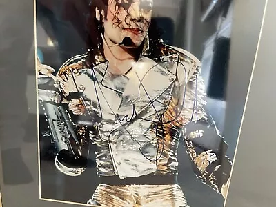 Michael Jackson Autograph Signed Genuine Photo • £1050