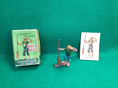 VINTAGE WARRIORS OF THE WORLD MARX TOY DIXEY BULL PIRATE W/BOX + CARD • $25