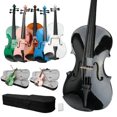 Optional Student 15 16 Inch Acoustic Viola + Case + Bow + Rosin • $55.96