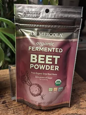 Dr. Mercola USDA Organic Fermented Beet Root Powder [ZERO SUGAR] 5.29 Oz.  • $19.95