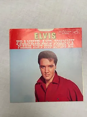 Elvis Presley - Frankie And Johnny - RCA 8780 - Pic Sleeve Only PS • $7.49