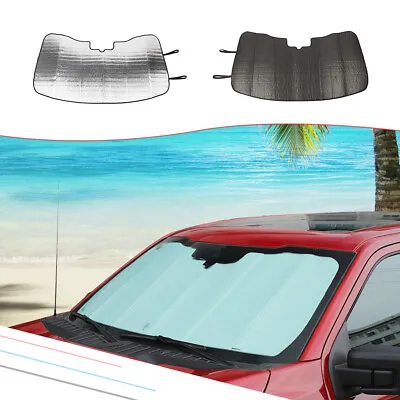 Front Windshield Sunshade Protector Sun Shade Visor Cover For Ford F150 2021-23 • $21.99