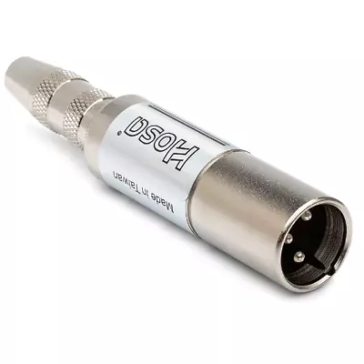 Hosa MIT-129 1/4 Inch TS To XLR Male Impedance Transformer • $27.95