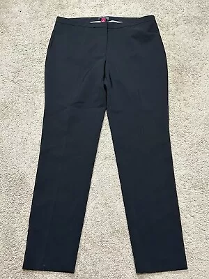 Vince Camuto Womens Pants Size 6 Black Tapered Leg Pockets Classic Dressy • $16.99