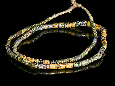 Antique Venetian Millefiori African Trade Beads M00727 • $190.58