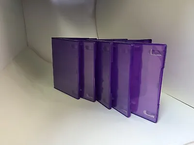 5 Official Original Microsoft XBOX 360 Purple Kinect Replacement Game Cases • $12.95