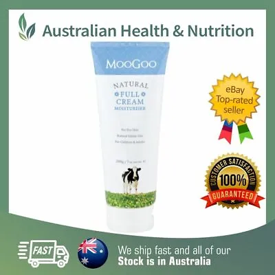 $24.95 • Buy Moogoo Full Cream Moisturiser 200g + Free Same Day Shipping