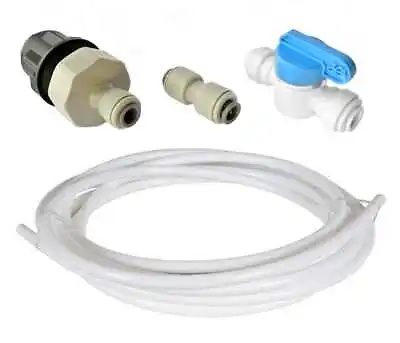 John Guest 1/4  Inline Pushfit Water Filter Fitting Kit For Fridges + Under Sink • £21.49