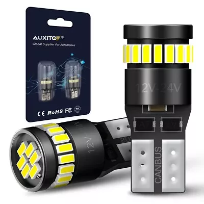 2pcs LED T10 194 168 W5W Canbus White Dome License Side Marker Light Bulb EE • $8.99